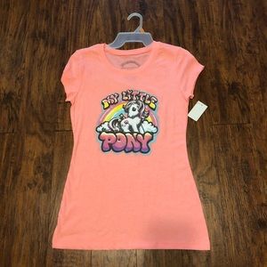 My Little Pony Juniors Hot Coral Tee NEW!